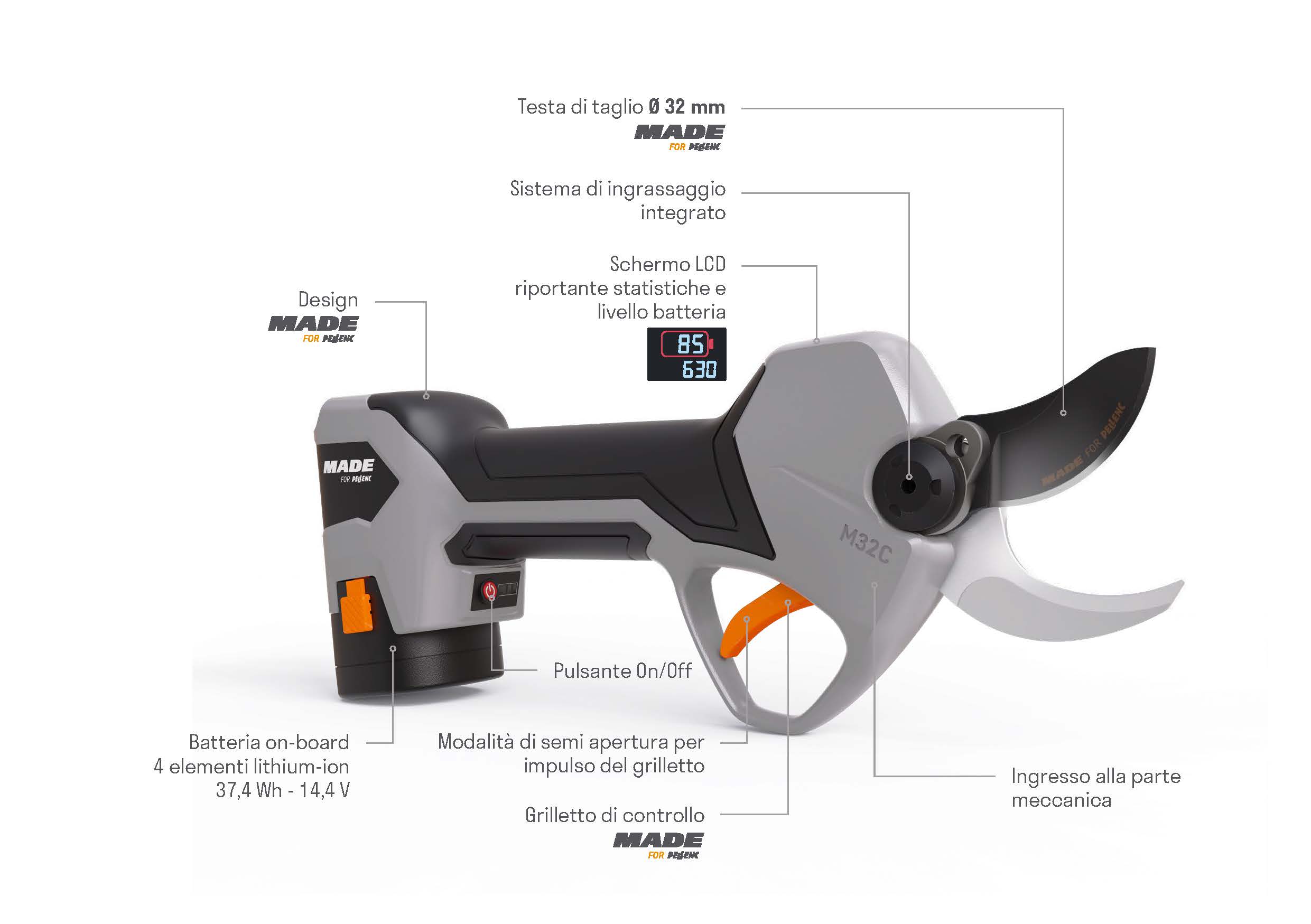 FORBICE PELLENC M32C