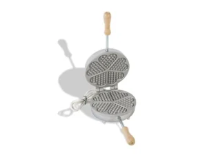 Biscottiera elettrica, stampo per pizzelle / neole a cuore  - Modello 8050300