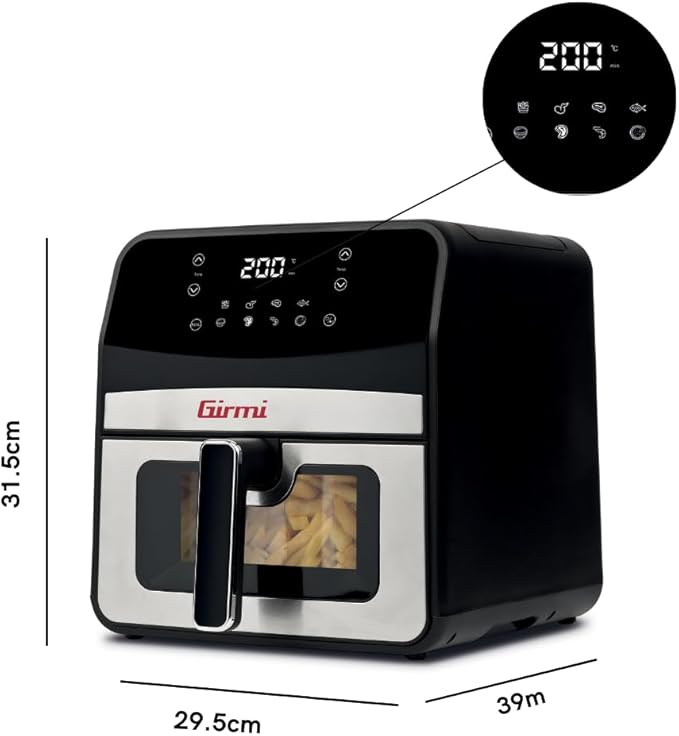 FRIGGITRICE AD ARIA GIRMI FG85 6,5 LT - immagine 2
